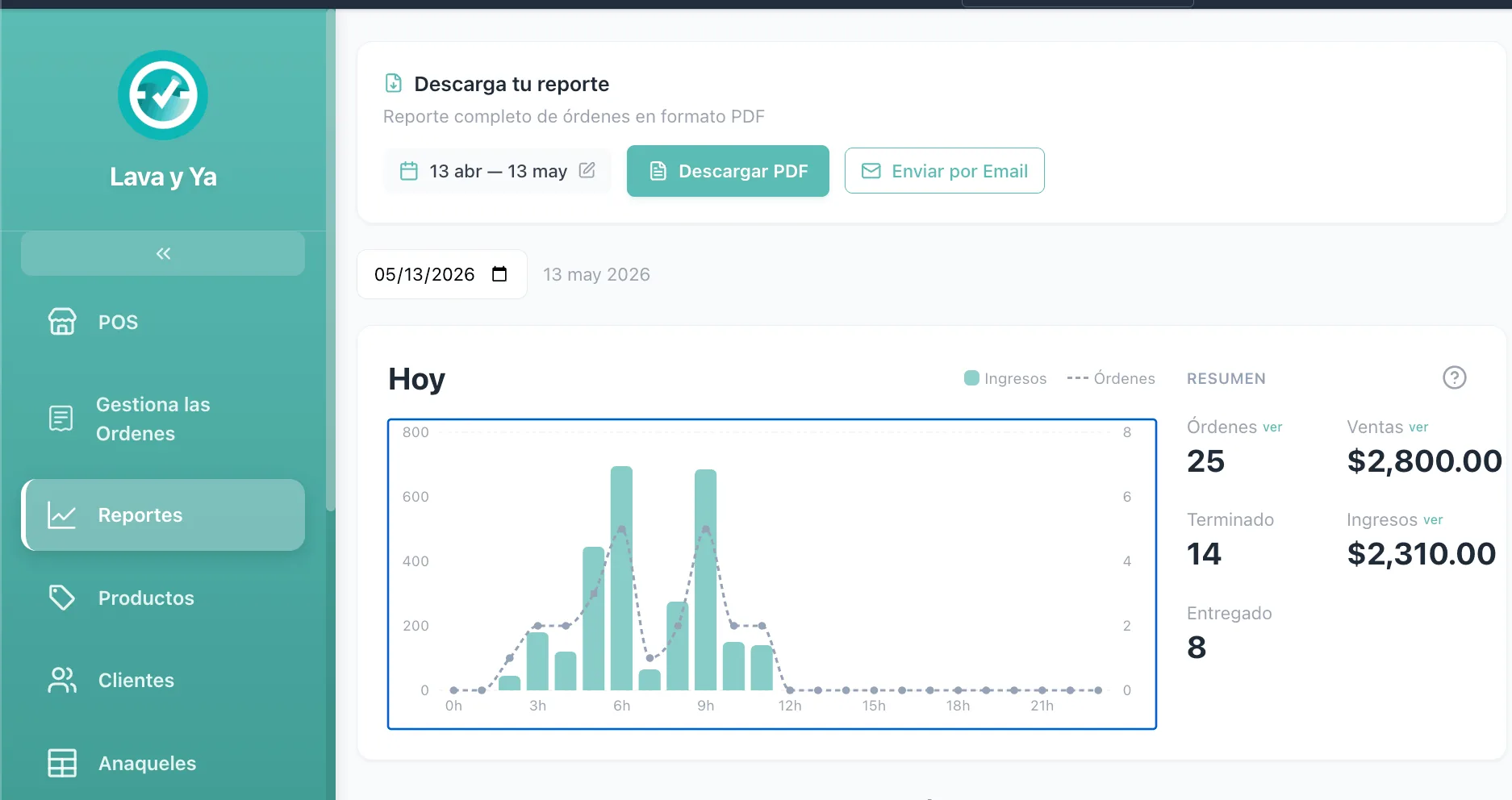 Reportes & Finanzas